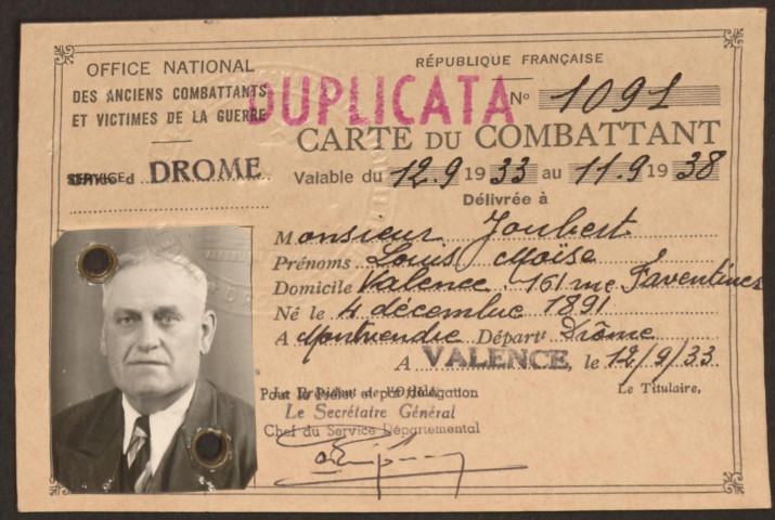 Joubert, Louis Moïse