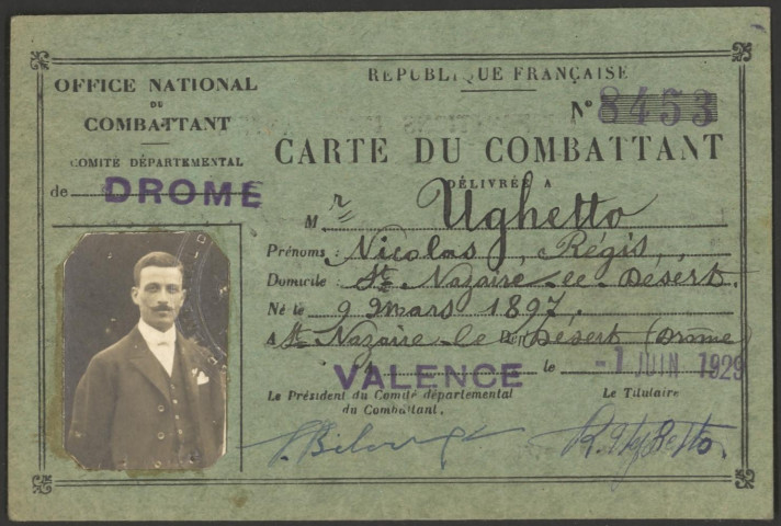 Ughetto, Nicolas Régis