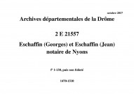 Notes étendues (1470-1510).