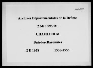 25 avril 1530-31 janvier 1555