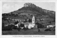 Plan-de-Baix. - Vue de l'église, elle était celle d'un prieuré de l'ordre de Saint-Benoît.