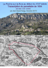 La Roche-sur-le-Buis au début du XVIIe siècle : Transcription du parcellaire de 1634, réf. ADD - CC6 - E 4340 [E-dépôt 8/11]VercoiranAuto-édition2021Lecture des parcellaires de l'Ancien régime de La Roche-sur-le-Buis : Cadastre de 1634 : AD Drôme. E 4340 - CC6 - E-dépôt 8/11